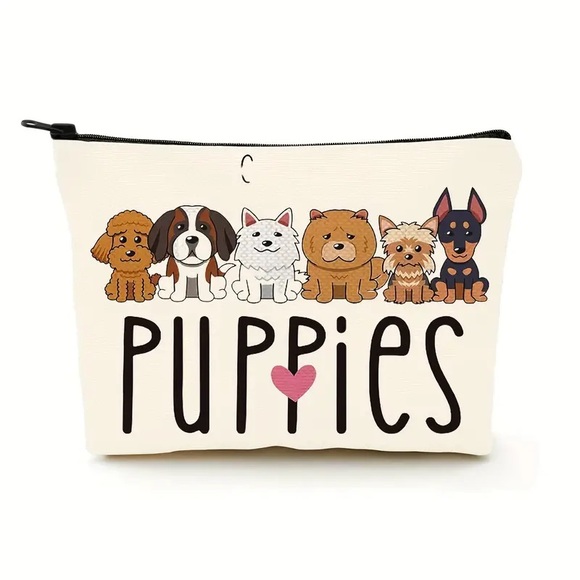 Handbags - Makeup Bag - Dog Lover -  BTQ